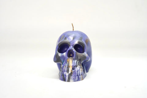 Amethyst + Lavender Skull