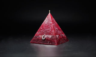Mini Aries Zodiac Pyramid Candle