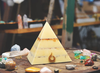 Herbal Beeswax Candle