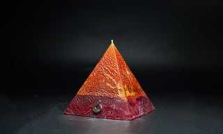 Mini Leo Zodiac Pyramid Candle