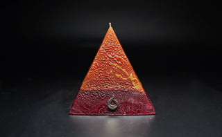 Mini Leo Zodiac Pyramid Candle