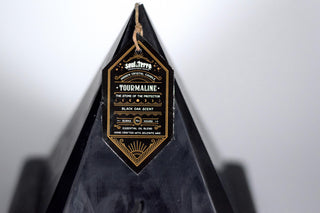 Tourmaline Gemstone Candle<br><small>The Stone of the Protector</small>