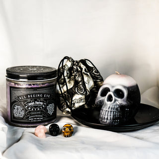 Skull + Jar Candle Set