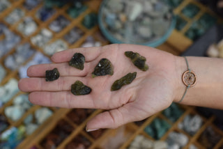 Moldavite + Afghan Kush