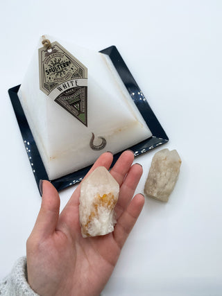 MAGICAL DUO <br><small> CLEAR QUARTZ + CLEANSING</small>