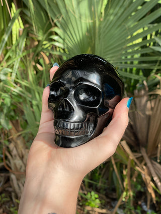 BLACK ONYX SKULL<br> The Self-Mastery Stone
