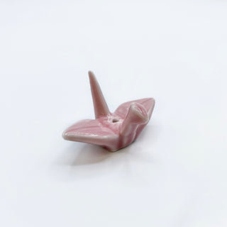 Ceramic Paper Crane Incense Stick Holder