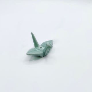 Ceramic Paper Crane Incense Stick Holder