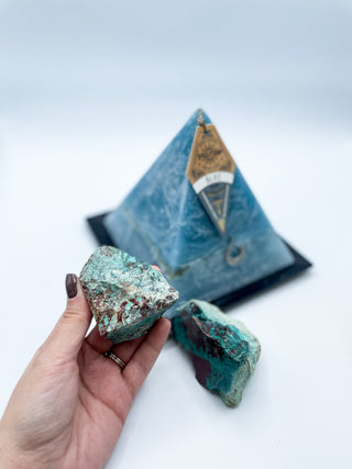 MAGICAL DUO  <br> <small>  Chrysocolla + Tranquility </small>