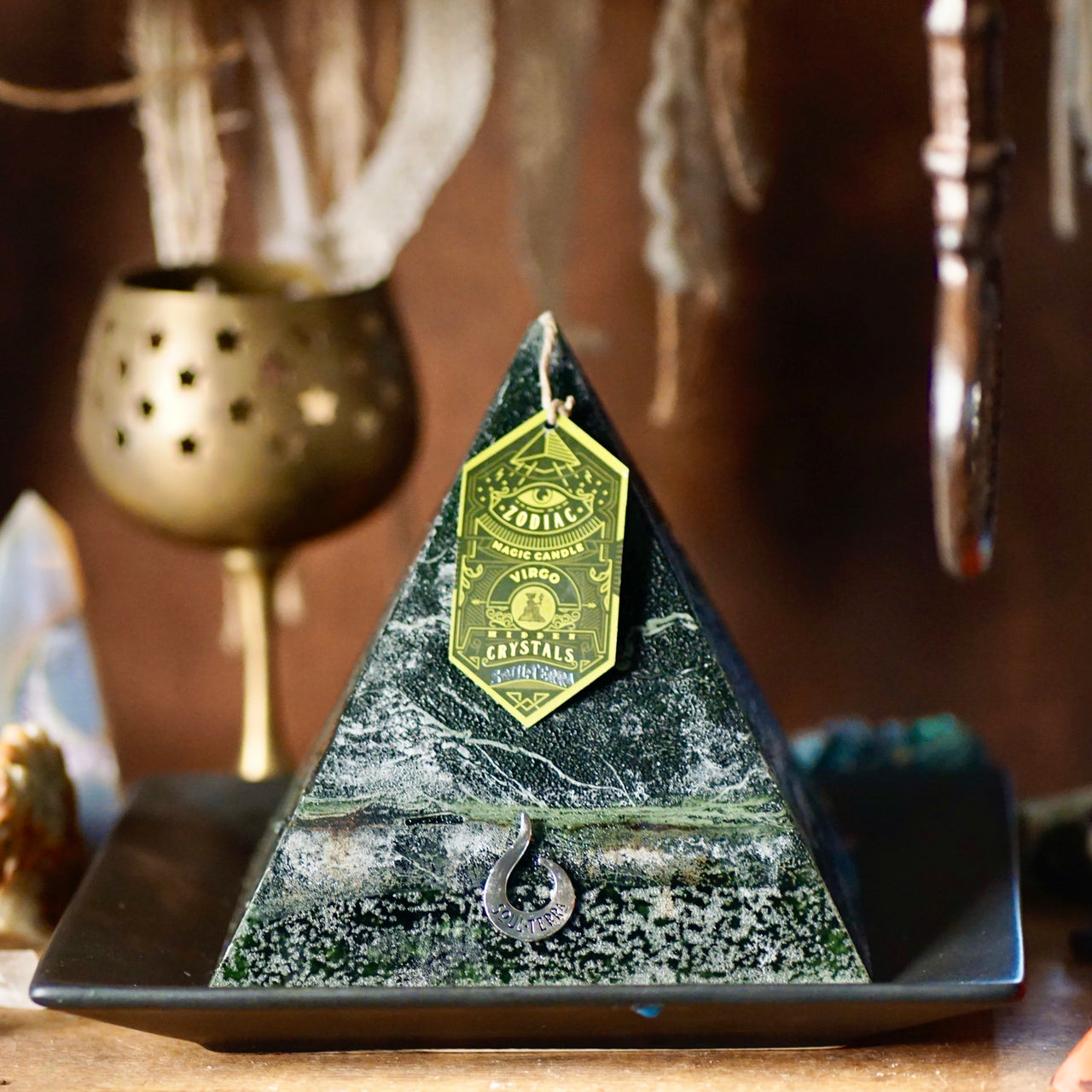 Virgo Crystal Candle Discover Virgo Crystals Inside! SOUL/\TERRA