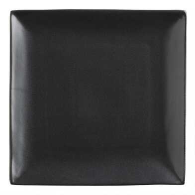 WHOLESALE - Black Ceramic Candle Plate // Set of 3