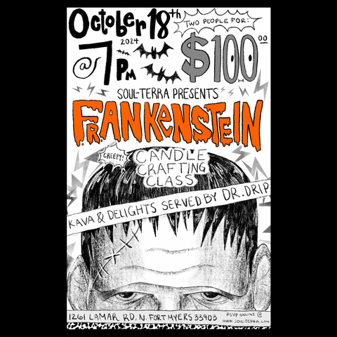 Frankenstein Candle Crafting Class