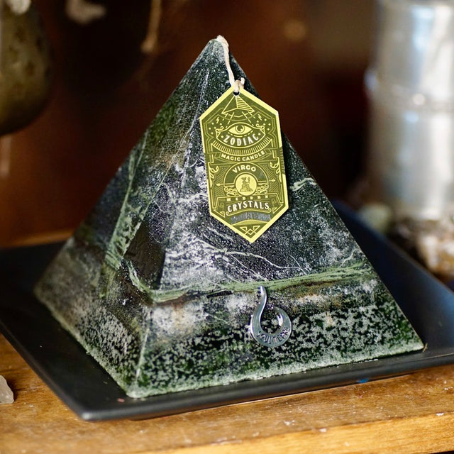 Virgo Crystal Candle Discover Virgo Crystals Inside! SOUL/\TERRA