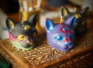 Mystery *Lucky* Crystal Cat Candle