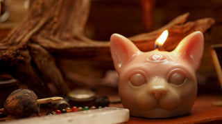 Mystery *Lucky* Crystal Cat Candle