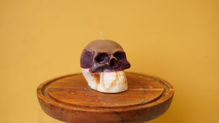 Mystery *Protection* Skull Crystal Candle