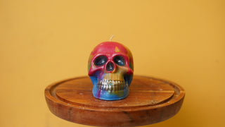 Mystery *Protection* Skull Crystal Candle