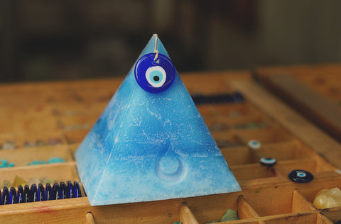 Mini Evil Eye Protection Candle