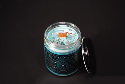 Cancer Tarot Candle - Wood Wick Jar Candle