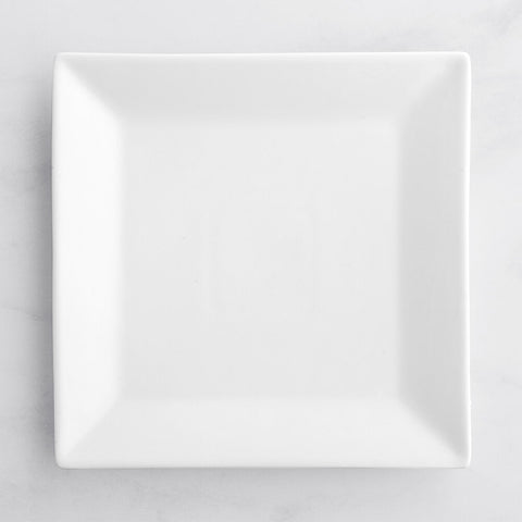 White Ceramic Candle Plate