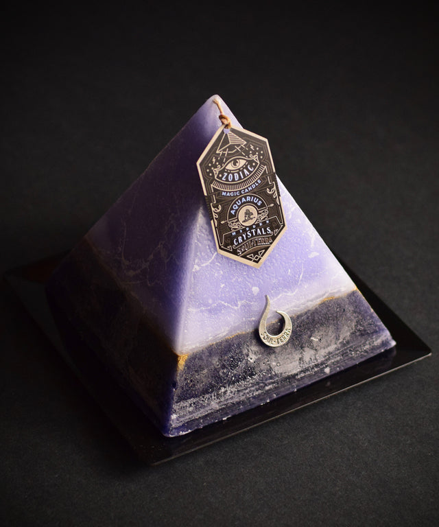 Zodiac Crystal Candles SOUL/\TERRA