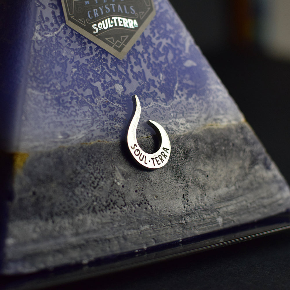 Mystery Pyramid Candles with Crystals, Rings, Tarot & Zodiac Crystal