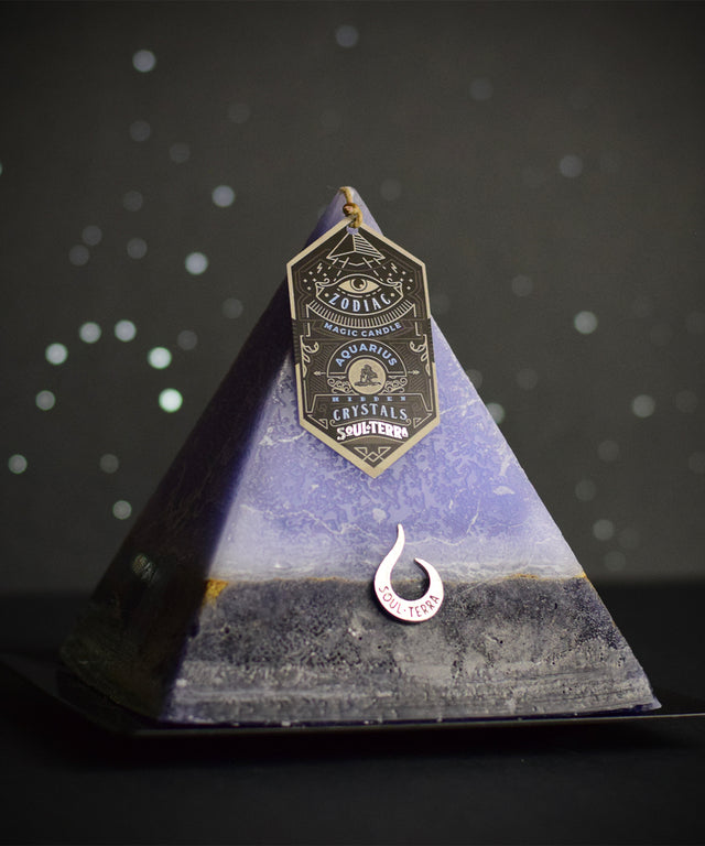 Zodiac Crystal Candles SOUL/\TERRA