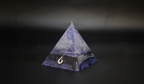 Mini Aquarius Zodiac Pyramid Candle