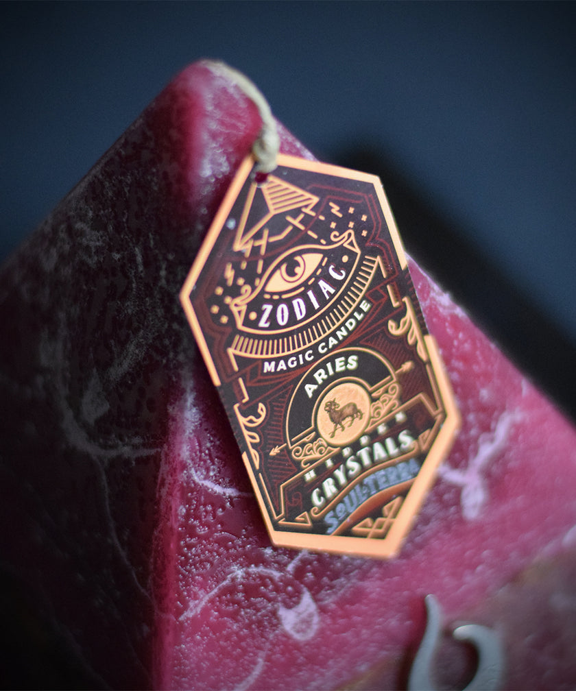 Zodiac Crystal Candles SOUL/\TERRA