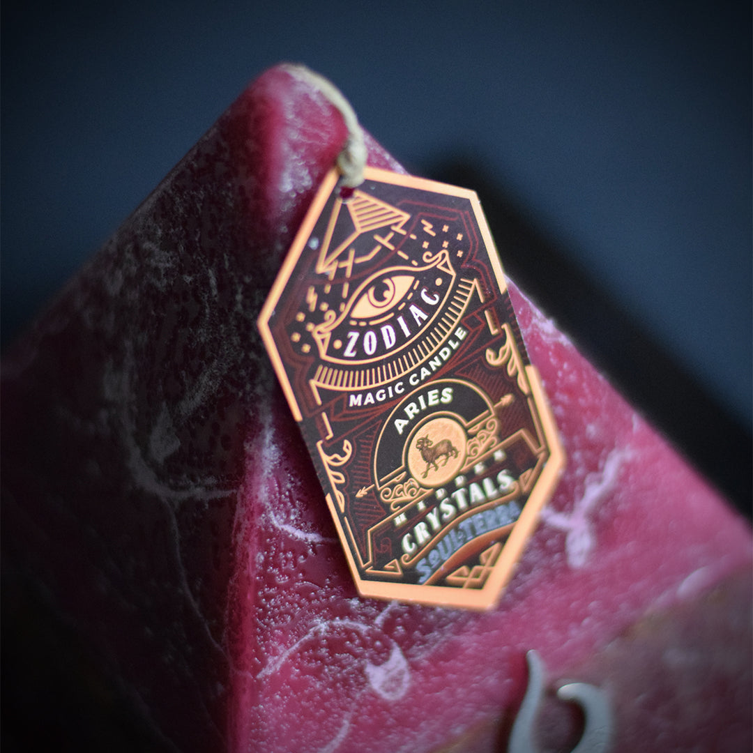Aries Candle Discover a Hidden Aries Crystals Inside! SOUL/\TERRA