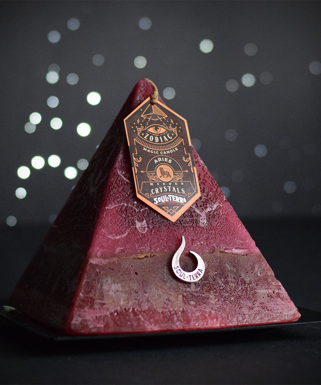 Zodiac Crystal Candles SOUL/\TERRA