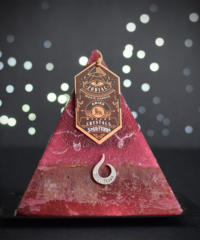 Zodiac Crystal Candles SOUL/\TERRA