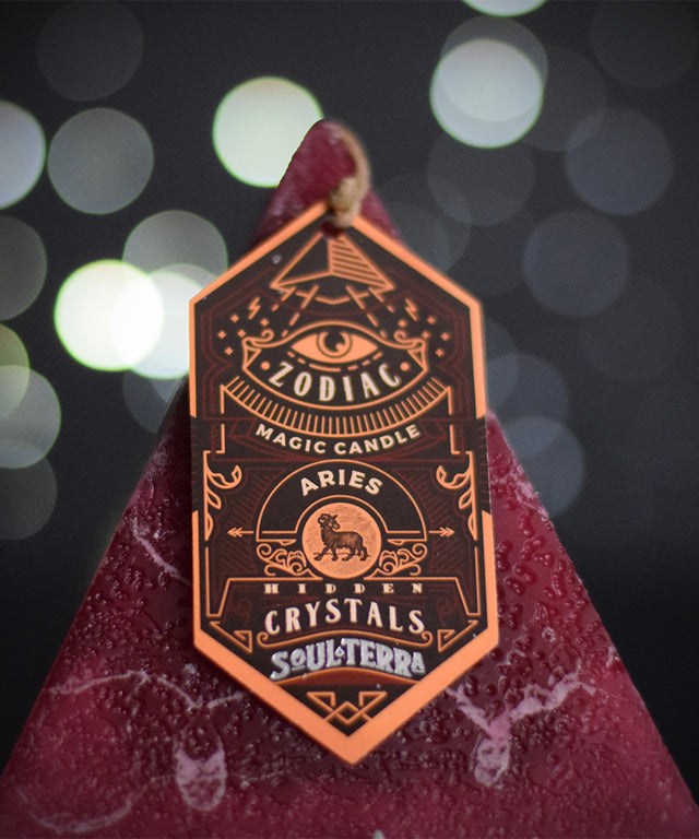 Zodiac Crystal Candles SOUL/\TERRA