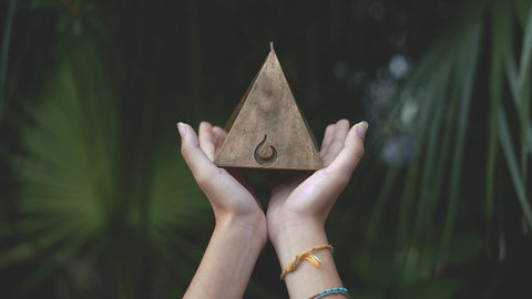 Beach Gypsy Mini Pyramid Candle