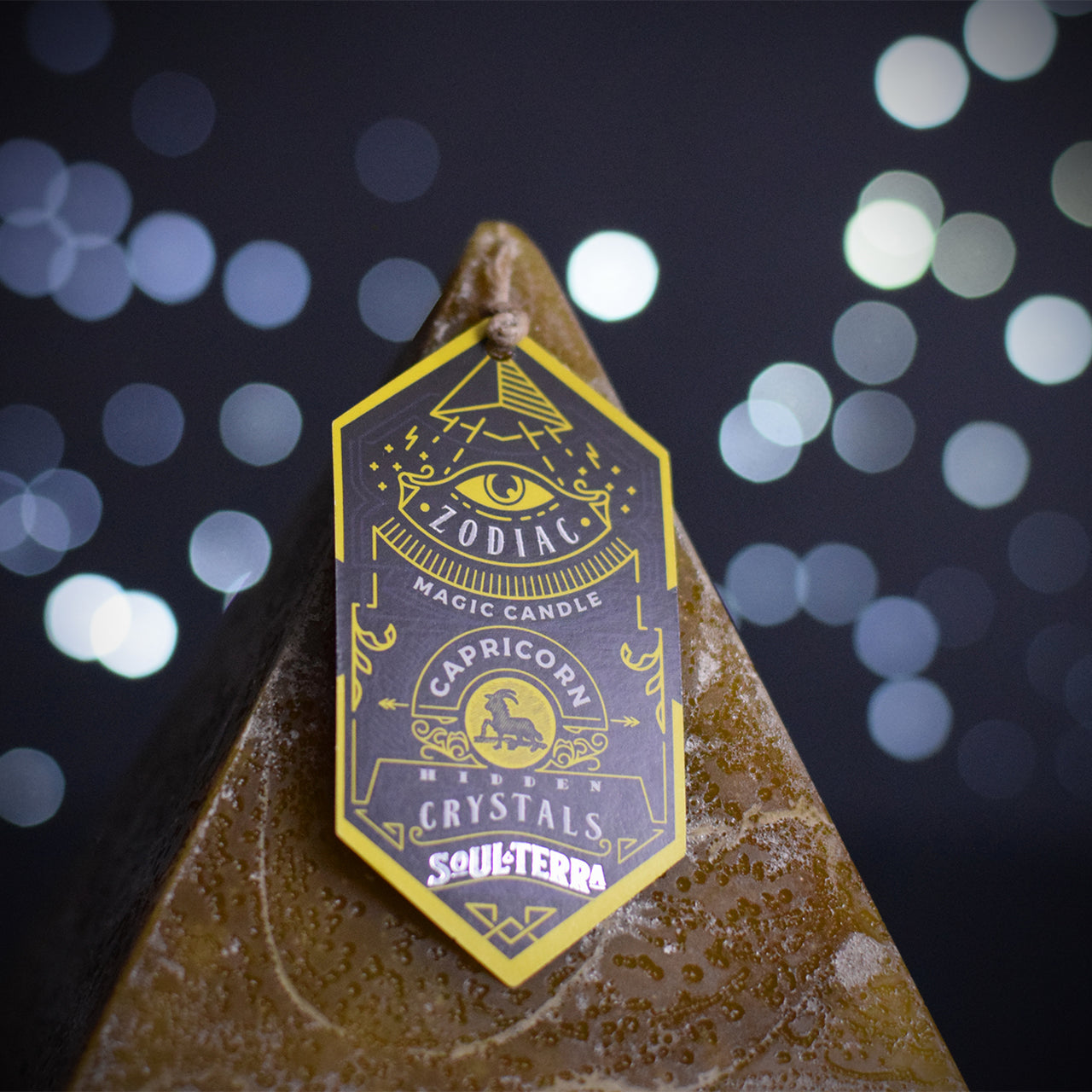 Capricorn Crystal Candle Discover Capricorn Crystals Inside! SOUL