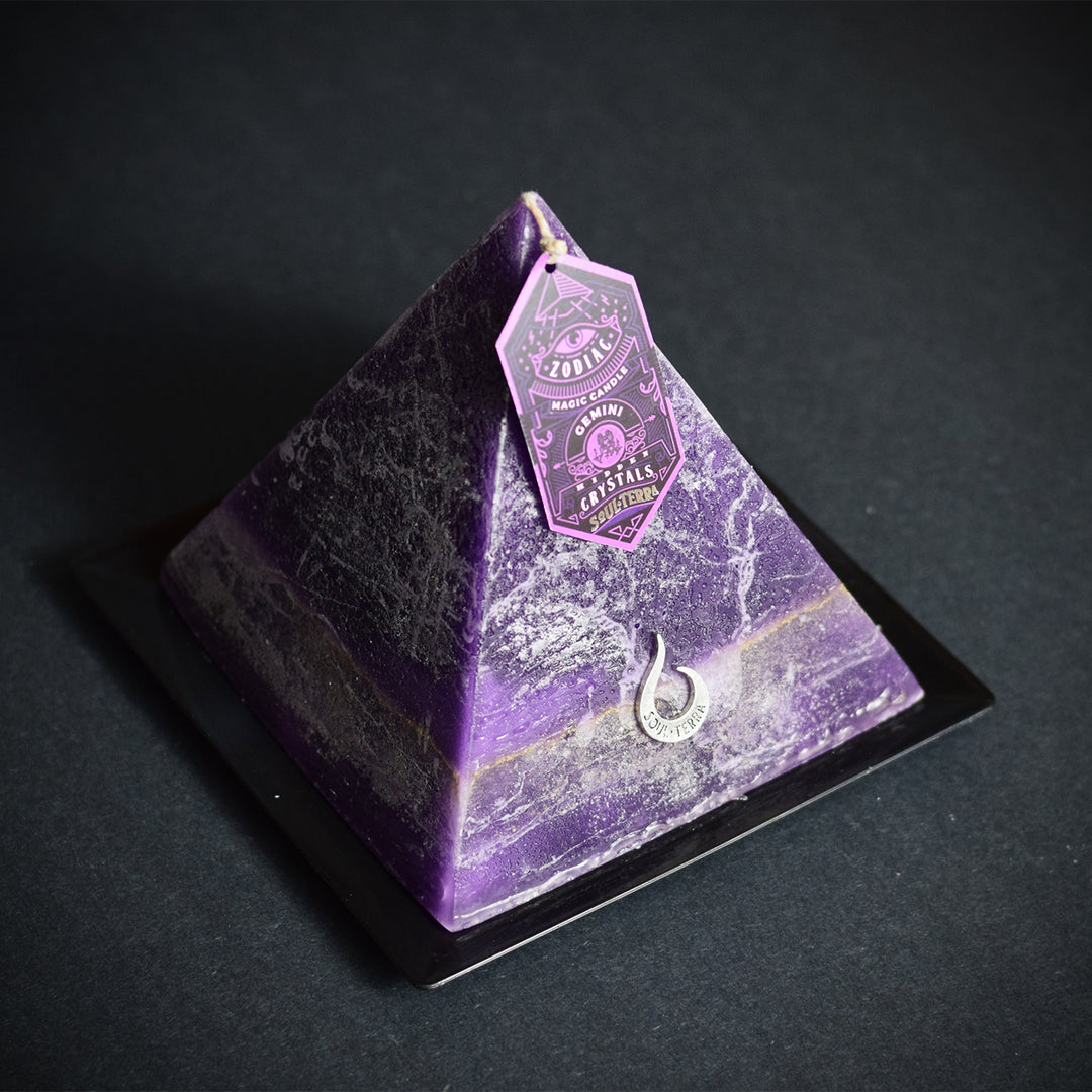 Gemini Crystal Candle Discover Gemini Crystals Inside! SOUL/\TERRA