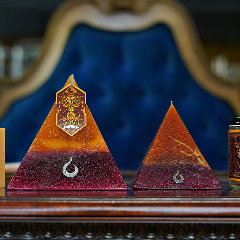 Leo Bundle Leo Candles & Crystals SOUL/\TERRA