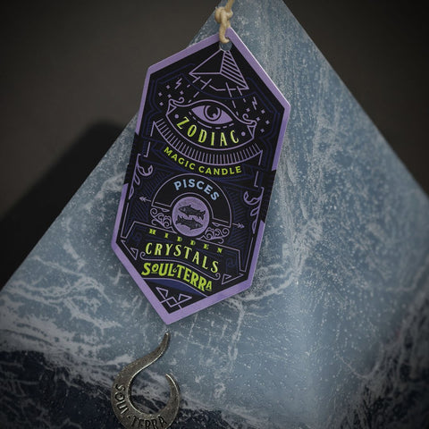 PISCES Pyramid Candle