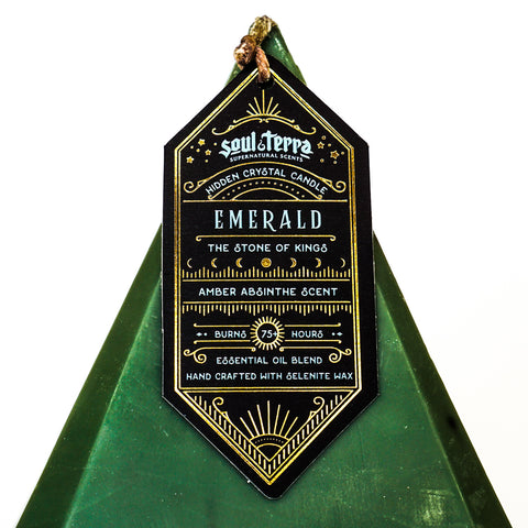 Emerald ψ MONARCH Gemstone Candle