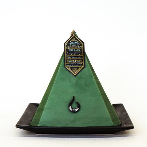 Emerald ψ MONARCH Gemstone Candle