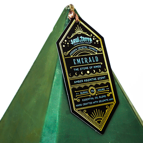 Emerald ψ MONARCH Gemstone Candle