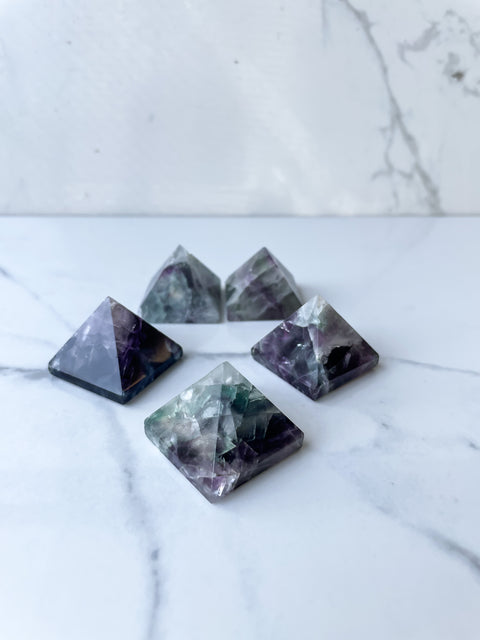 Fluorite Pyramid - The Clarity Stone