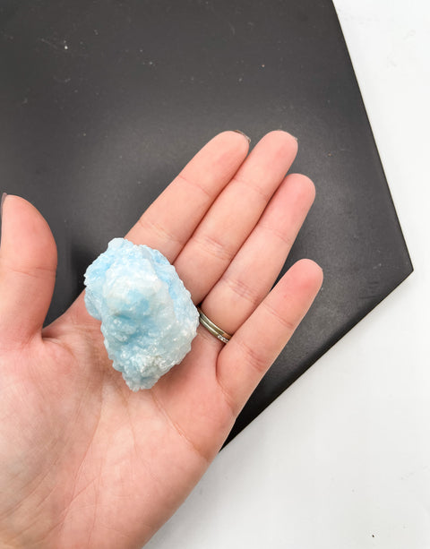 BLUE ARAGONITE THE SOOTHING STONE