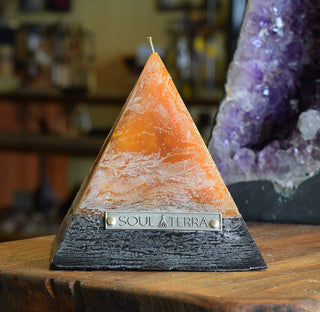 "Mystic Desert" Pyramid Candle