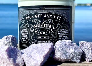 Fuck Off Anxiety - Lepidolite